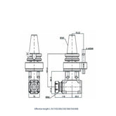 AGH 90-ER40 Output Type 90° Angle Head - Big-tools Industrial Supply Tools for Metal Cutting